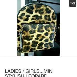 Lost: I lost my leopard print small rucksack bag at minehead , I left it in the toilets yesterday