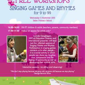 Singing Games and Rhymes for 9-99: Wednesday 11 November 2015