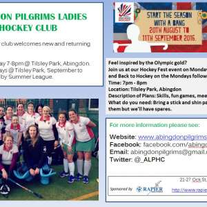 Opportunities with Abingdon Pilgrims Ladies Hockey club